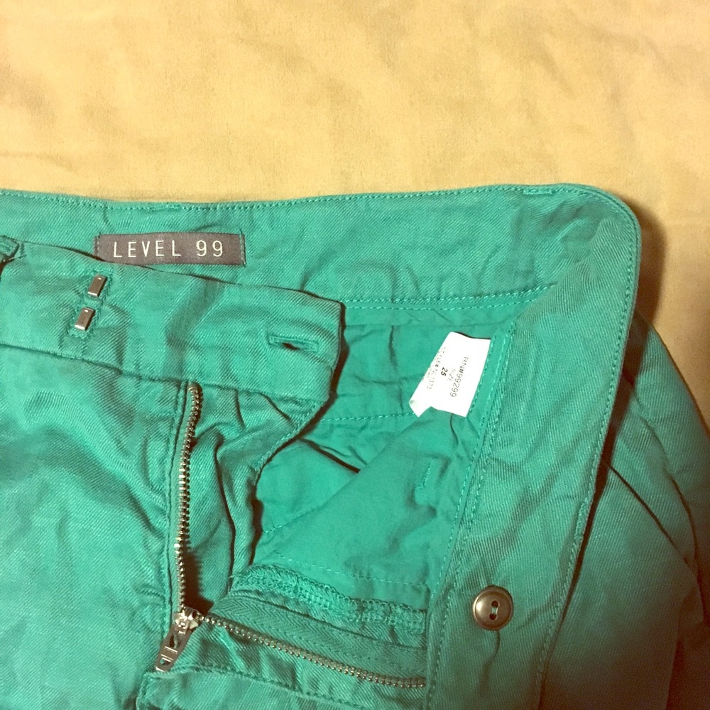 Green shorts